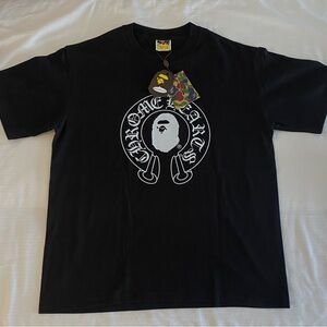 Chrome Hearts Black Tee with Iconic Logo